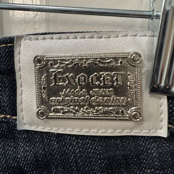 Exocet Blue Jeans Straigh Leg Denim‎ Dark Wash Women's Size 14 - Picture 7 of 8